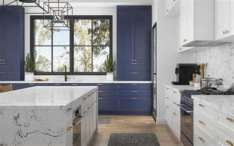 Navy Blue Kitchen Cabinets Top Design Tips Oppolia