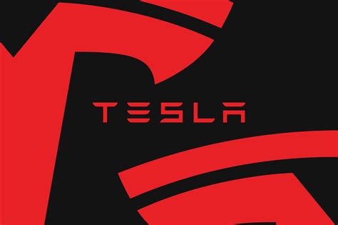 Tesla Logo Red