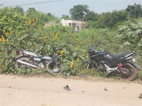 Bilaspur Bikes Accident Video 2 Died Bilaspur Masturi Nh