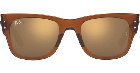 Ray Ban Rb Sf Mega Wayfarer Low Bridge Fit Square Sunglasses In