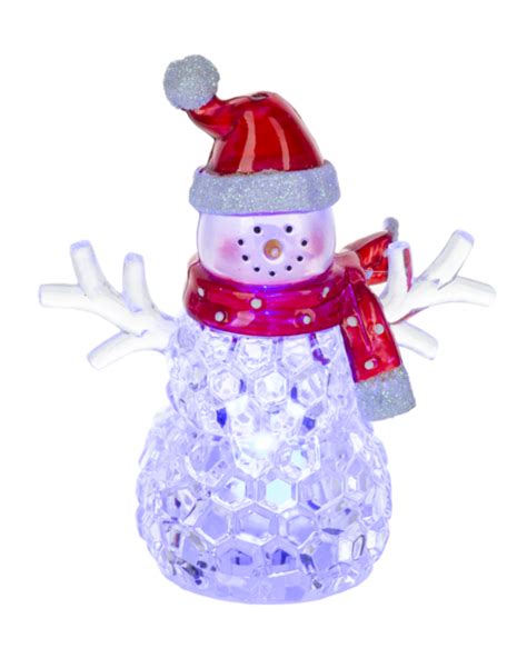 Wholesale Led Light Up Crystal Snowman Mini Shimmers Pc Ppk Ganz