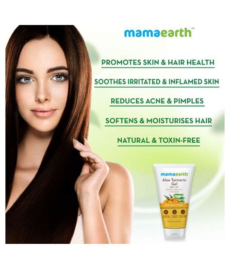 Buy Mamaearth Aloe Turmeric Gel From Pure Aloe Vera For Face Skin