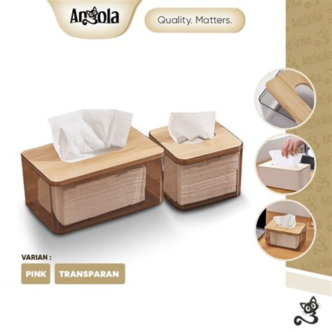 Promo Angola Kotak Tissue D Tissue Box Wadah Tisu Tempat Tisu