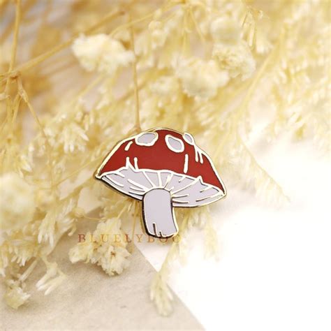 Mushroom Pin Etsy