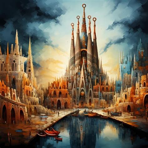 Premium Ai Image Gaudi And Dalis Surreal Vision A Surrealist