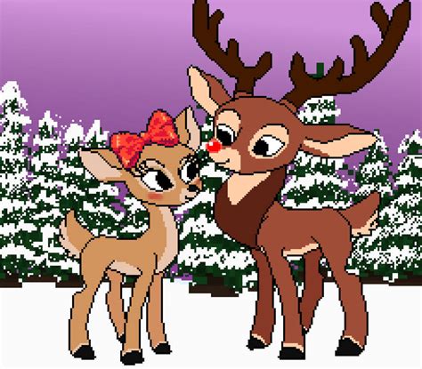 Rudolph And Clarice By Purplelion12 On Deviantart