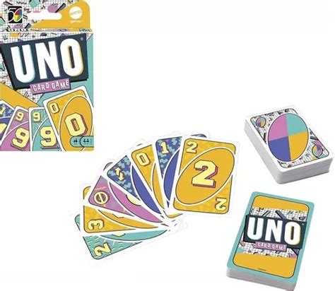 Jogo De Cartas Uno Iconic Game Anos 90s Especial 50 Anos