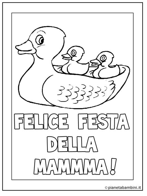 Disegni Per La Festa Della Mamma Da Colorare Pianetabambini It