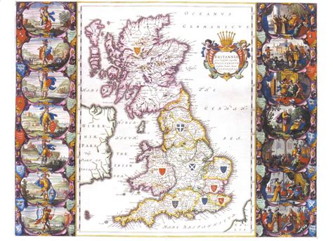 The World In Postcards Sabines Blog Antique Map Of England And Scotland