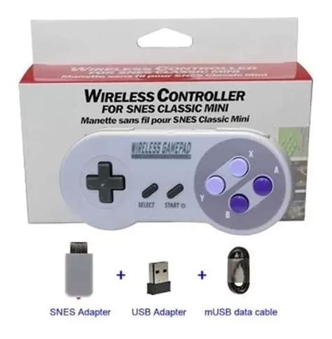 Controle Joystick Snes Mini Classic Sem Fio Pi Windows Pc Venda Em