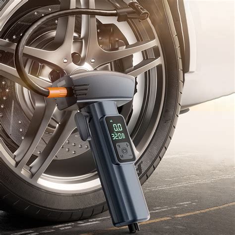 Ckraxd Portable Car Inflator Pump With Digital Display Wireless Tire