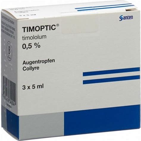 Timoptic Augentropfen Neu Flasche Ml In Der Adler Apotheke