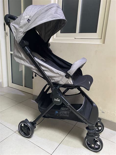 Baby Stroller Joie Pact Lite Grey Flannel Bayi Anak Kereta Kursi