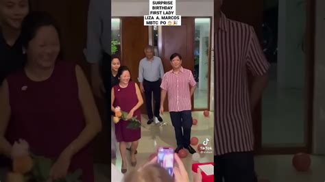 Pres Bong Bong Marcos Surprise Birthday To First Lady Liza Marcos More Birthdays To Come Po 🎉