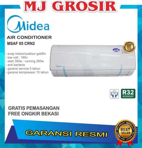 Promo Ac Midea Msfo Crln Pk Pasang R Low Watt Super Cool