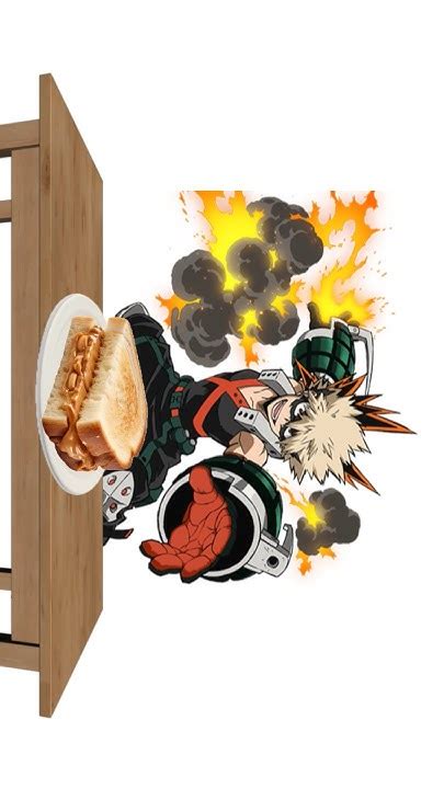 Mha Edit Katsuki Bakugou Make A Peanut Butter Sandwich With Bakugou Sandwich Tutorial