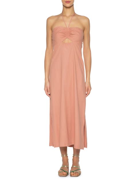 Vestido Midi Tubindo Rosa Shop2gether