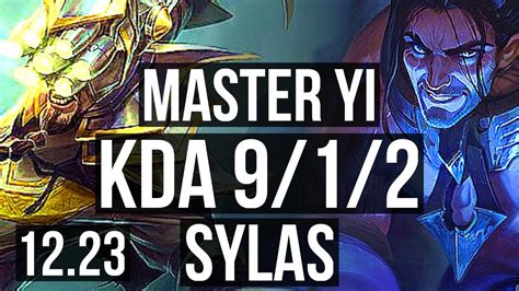 Master Yi Vs Sylas Jng 912 500 Games Legendary Kr Master