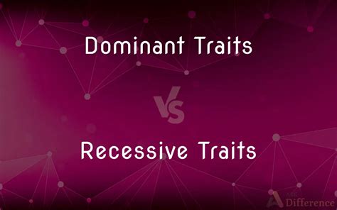 Dominant Traits Vs Recessive Traits — Whats The Difference