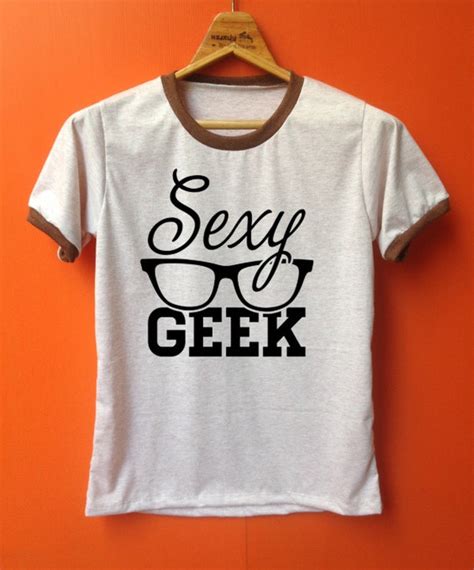 Items Similar To Sexy Geek Shirts Womens Clothing Sexy Girl Cute Geek