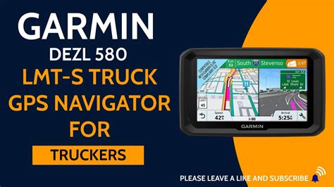 Garmin Dezl 580 LMT S Truck GPS Navigator For Truckers YouTube