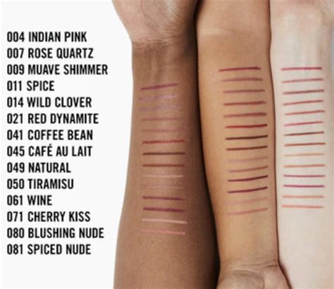 Rimmel Lip Liner Swatches In Nude Makeup Lip Liner Brown Lip