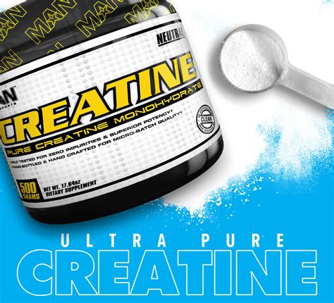 MAN Sports | Creatine Monohydrate Supplement - 100 Servings