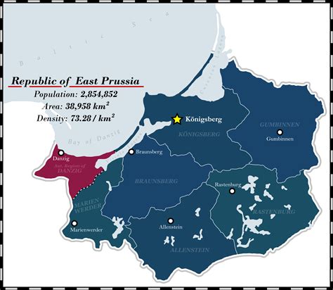 Republic of East Prussia : imaginarymaps