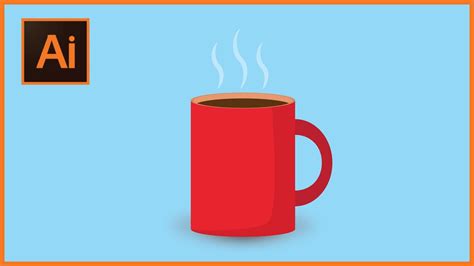 How To Create A Coffee Mug With Adobe Illustrator Flat Design