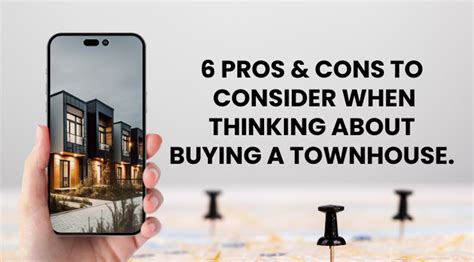 6 Pros And Cons To Consider When Thinking About Buying A Townhouse By Agm Realty Apr 2024