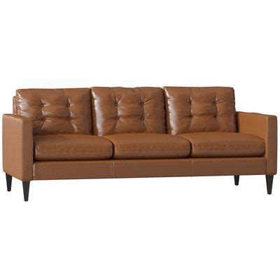 Dwellstudio Contemporary Leather Sofa Sofa Leather Sofa