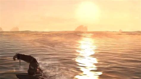 How Big Is The Map In Assassins Creed Iv Black Flag Swim Across The Map Fast Youtube