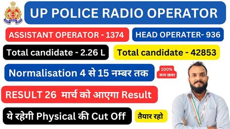 UP POLICE RADIO OPERATOR RESULT UP POLICE HEAD OPERATOR CUT OFF UP