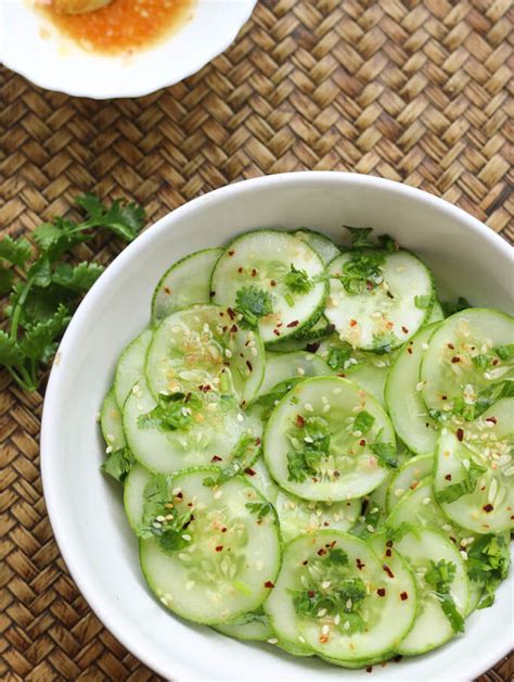 Asian Cucumber Salad In Vinegar Sauce My Weekend Kitchen