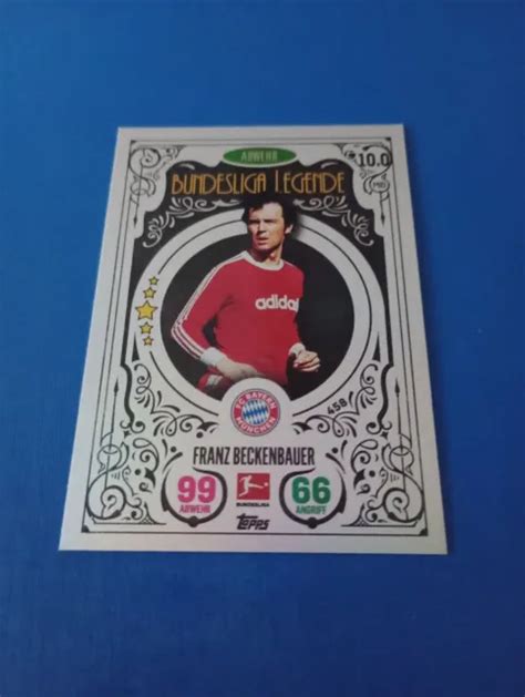 Franz Beckenbauer Bundesliga Legende Match Attax Eur