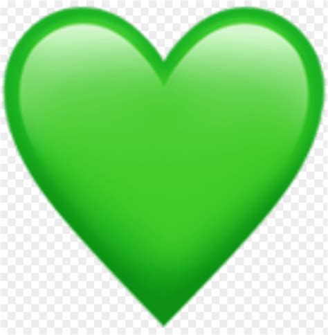 Free download | HD PNG iphone emoji heart green clip transparent ...