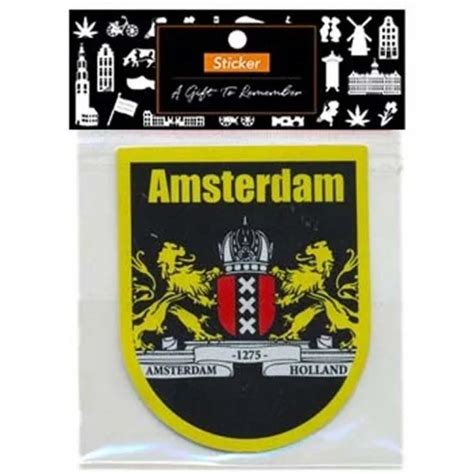 Overige Souvenirs Sticker Amsterdam Stadswapen