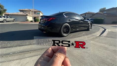 RSR Down Lowering Springs Install Infiniti Q50 Q60 YouTube