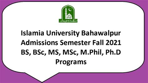 Iub Admissions Fall Semester 2021 Apply Online Bs Bsc Ms Msc Mphil Programs Llb Years 1st