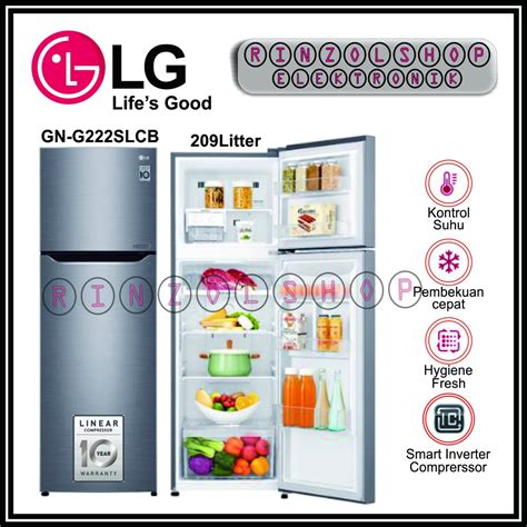 Jual Kulkas Lg Gn G Slcb Smart Inverter Door Cooling Pintu