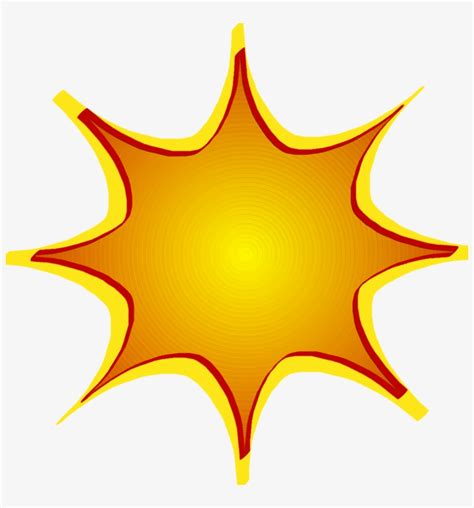 Starburst Clipart Transparent Background Blank Starburst Clip Art The