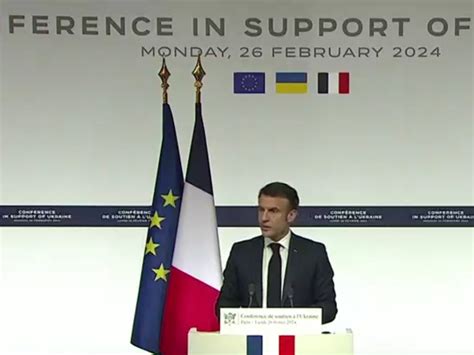 Macron évoque l envoi éventuel de troupes occidentales en Ukraine