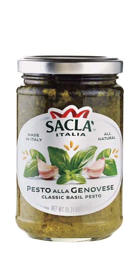 Sacla Pesto Alla Genovese Classic Basil Pesto Shop Pasta Sauces At H E B