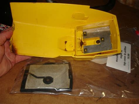 Mcculloch Double Eagle 50 Top Cover Air Filter Chainsaw Part Bin 304 Ebay