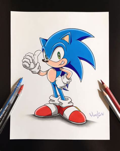 Sonic ⭐⭐⭐ | Materiales de dibujo, Lapices de colores, Drawing