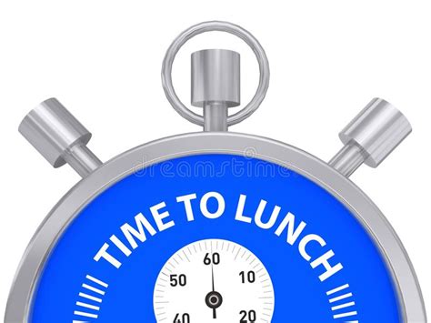 Lunch Break Vector Sign Stock Vector Illustration Of Work 10253740