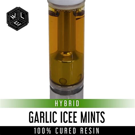 White Label Extracts Garlic Icee Mints 100 Cured Resin Cartridge 1