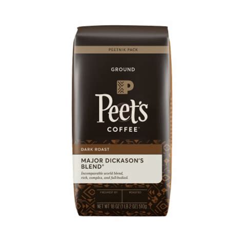 Peet S Major Dickason S Blend Dark Roast Ground Coffee 18 Oz Kroger