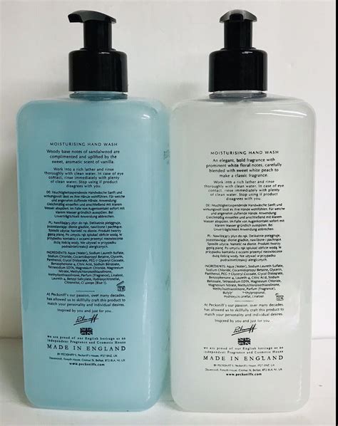 Pecksniffs Gardenia White Peach And Sandalwood Vanilla Hand Wash