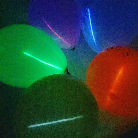Glow Stick Balloons Glow Stick Balloons Glow Sticks Glow In The Dark